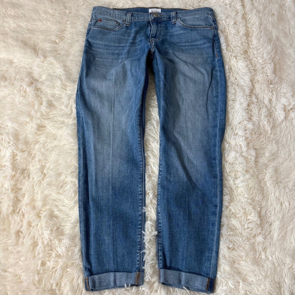 Hudson Jeans Barbara High Rise Skinny Ankle Medium Wash Denim Size 29